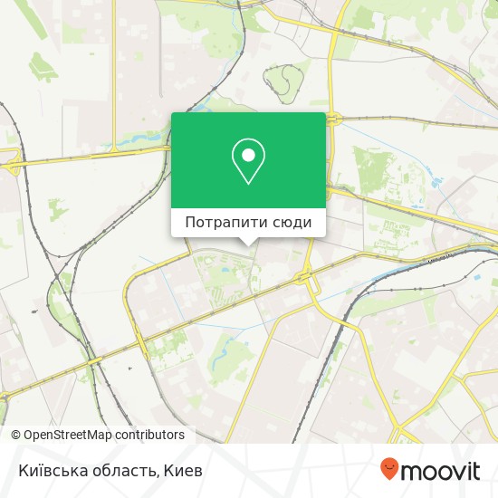 Карта Київська область
