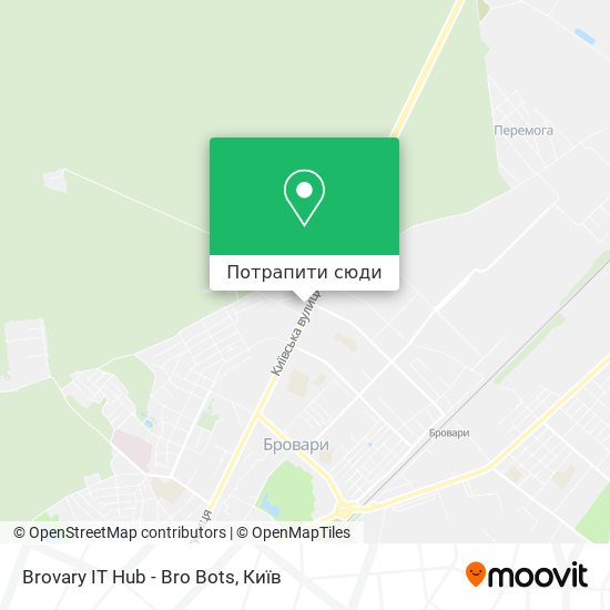 Карта Brovary IT Hub - Bro Bots