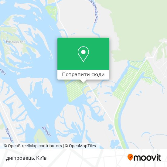 Карта дніпровець