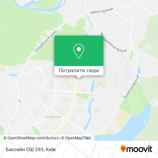 Карта Бассейн СШ 293