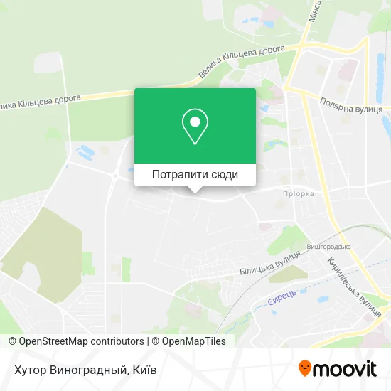 Карта Хутор Виноградный