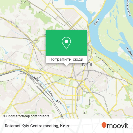 Карта Rotaract Kyiv-Centre meeting