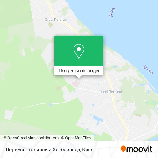 Карта Первый Столичный Хлебозавод