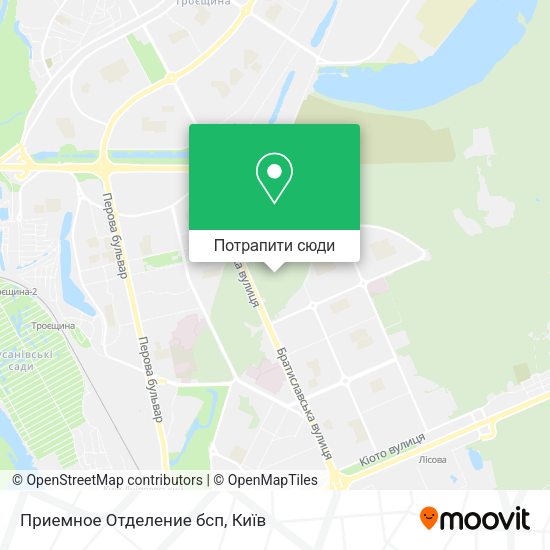 Карта Приемное Отделение бсп