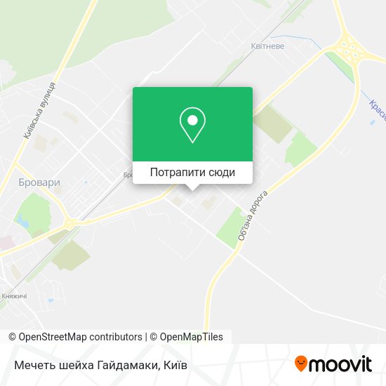 Карта Мечеть шейха Гайдамаки