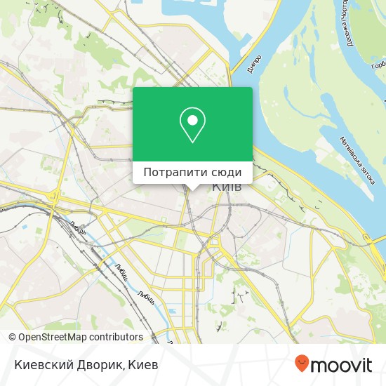 Карта Киевский Дворик