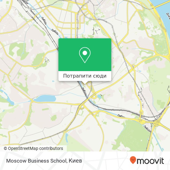 Карта Moscow Business School