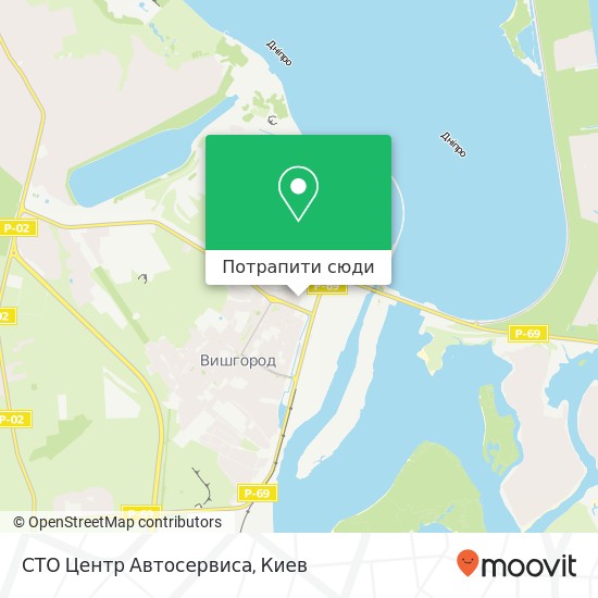 Карта СТО Центр Автосервиса