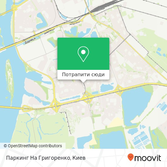 Карта Паркинг На Григоренко
