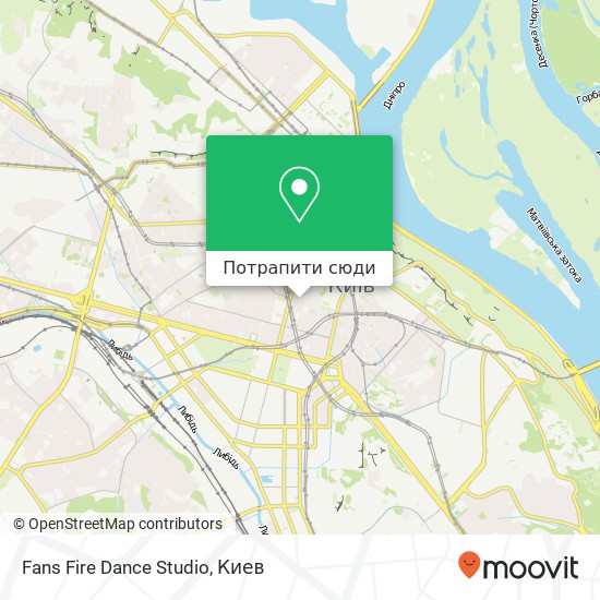Карта Fans Fire Dance Studio