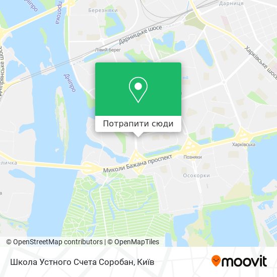 Карта Школа Устного Счета Соробан