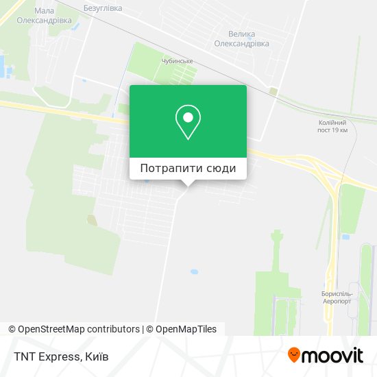 Карта TNT Express