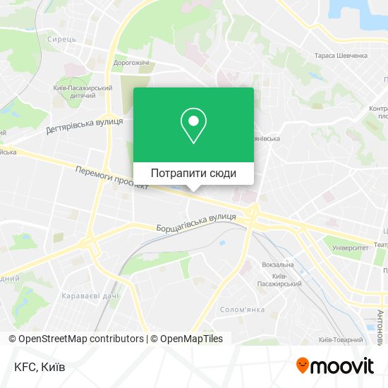 Карта KFC
