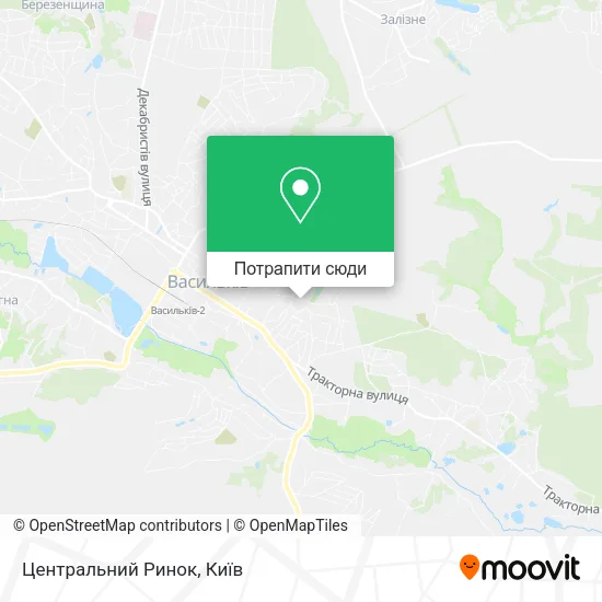 Карта Центральний Ринок
