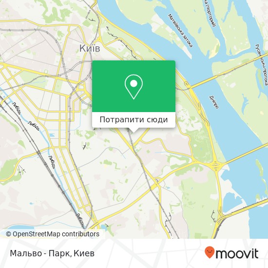 Карта Мальво - Парк