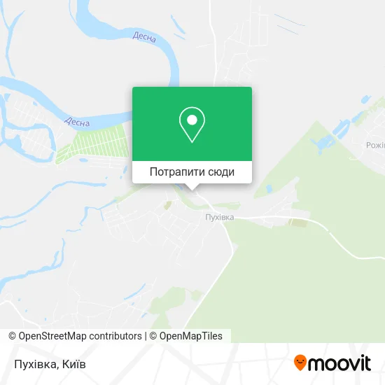 Карта Пухівка
