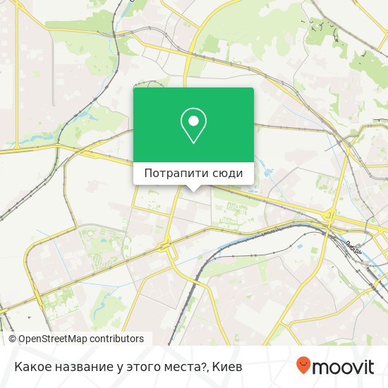 Карта Какое название у этого места?