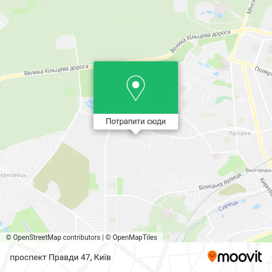 Карта проспект Правди 47