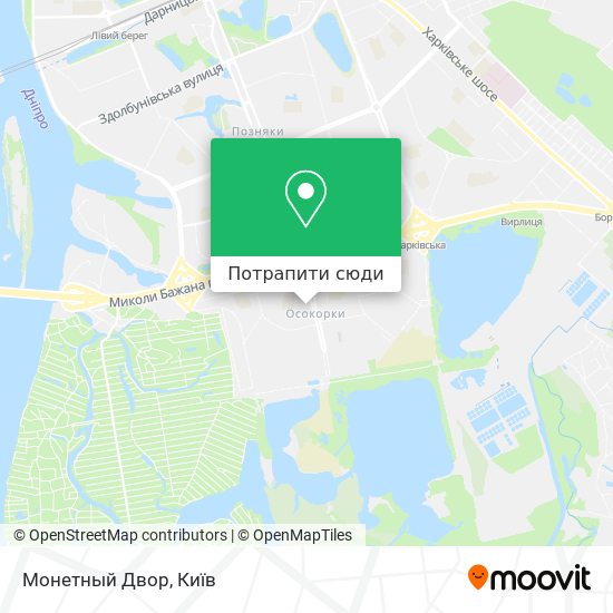 Карта Монетный Двор