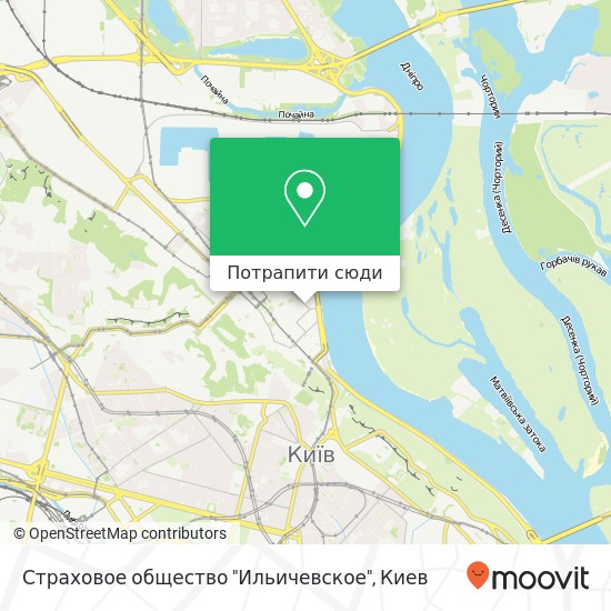 Карта Страховое общество "Ильичевское"