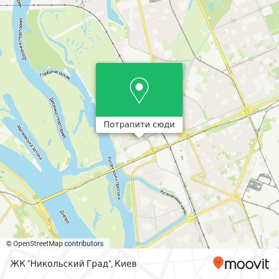 Карта ЖК "Никольский Град"