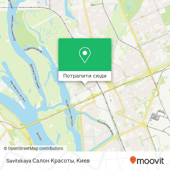 Карта Savitskaya Салон Красоты