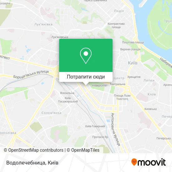 Карта Водолечебница