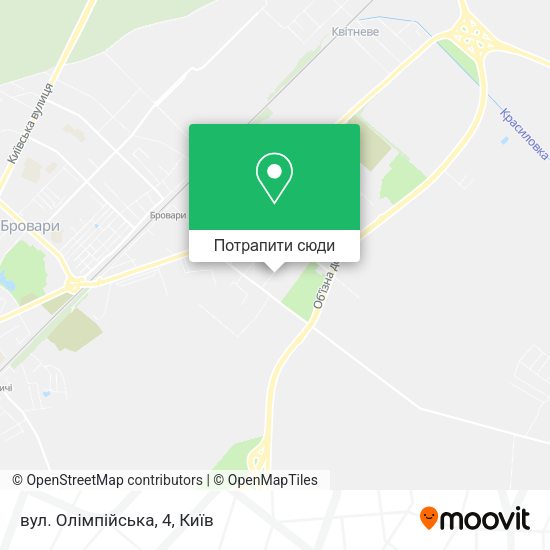 Карта вул. Олімпійська, 4