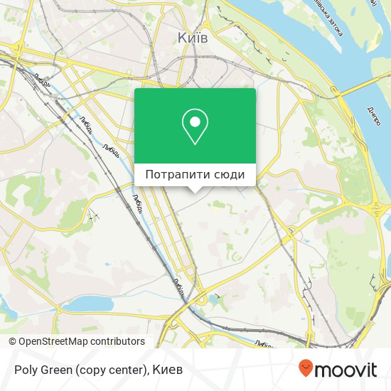 Карта Poly Green (copy center)
