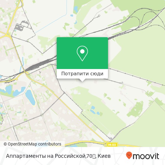 Карта Аппартаменты на Российской,70🌆