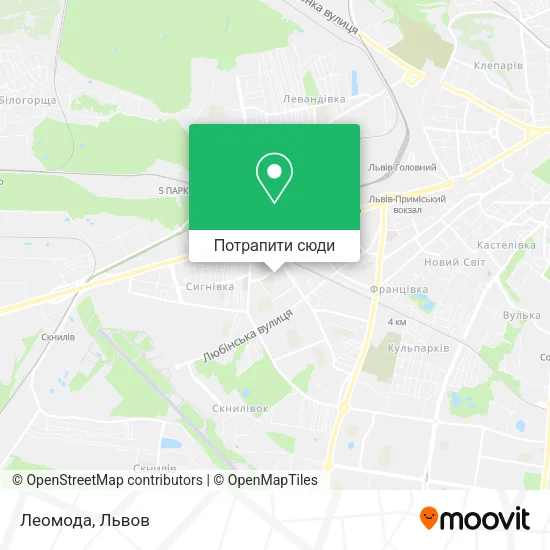 Карта Леомода