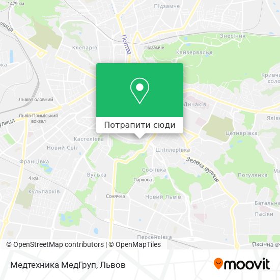 Карта Медтехника МедГруп
