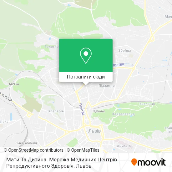 Карта Мати Та Дитина. Мережа Медичних Центрів Репродуктивного Здоров'я