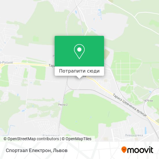 Карта Спортзал Електрон