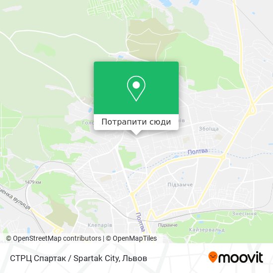 Карта СТРЦ Спартак / Spartak City