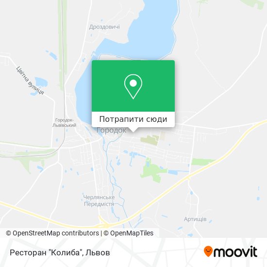 Карта Ресторан "Колиба"