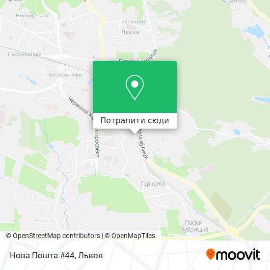 Карта Нова Пошта #44