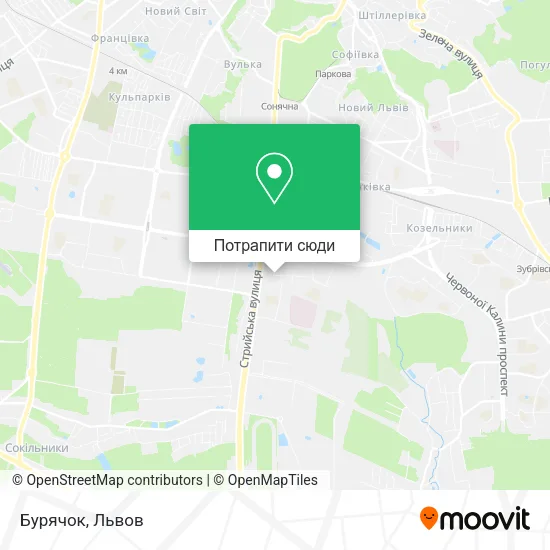 Карта Бурячок