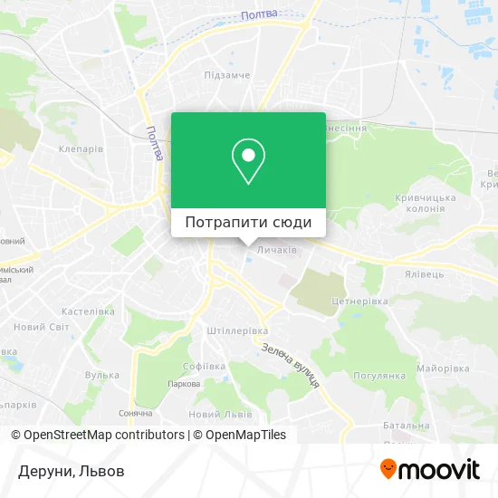 Карта Деруни