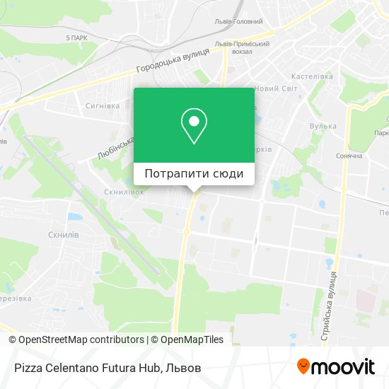 Карта Pizza Celentano Futura Hub