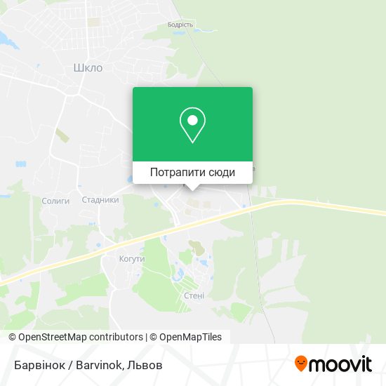 Карта Барвiнок / Barvinok