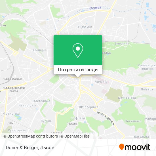 Карта Doner & Burger