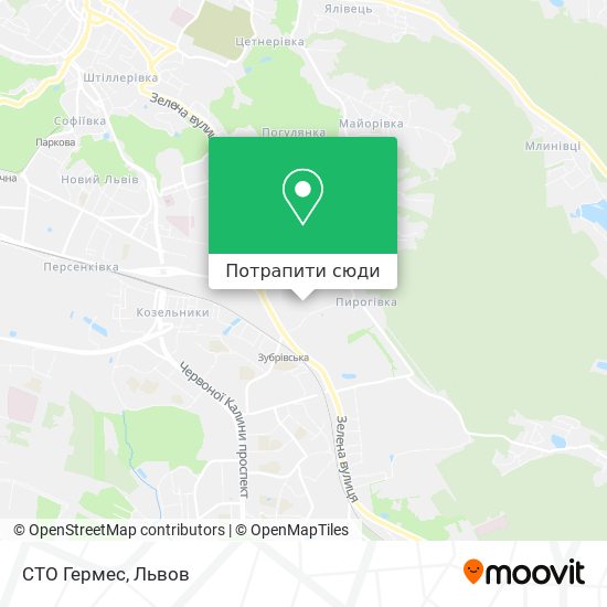 Карта СТО Гермес