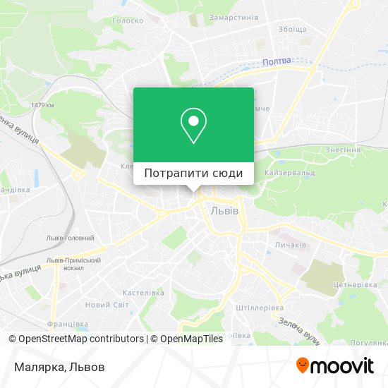 Карта Малярка