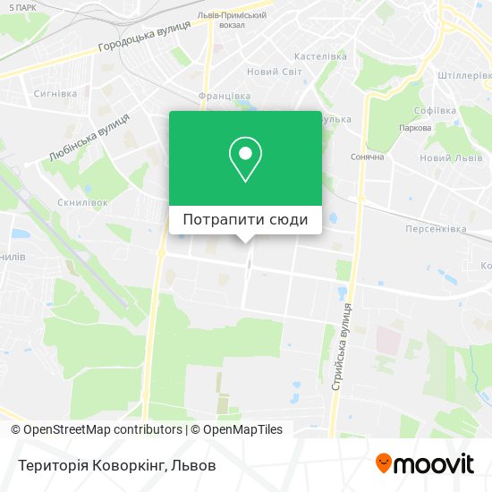 Карта Територія Коворкінг