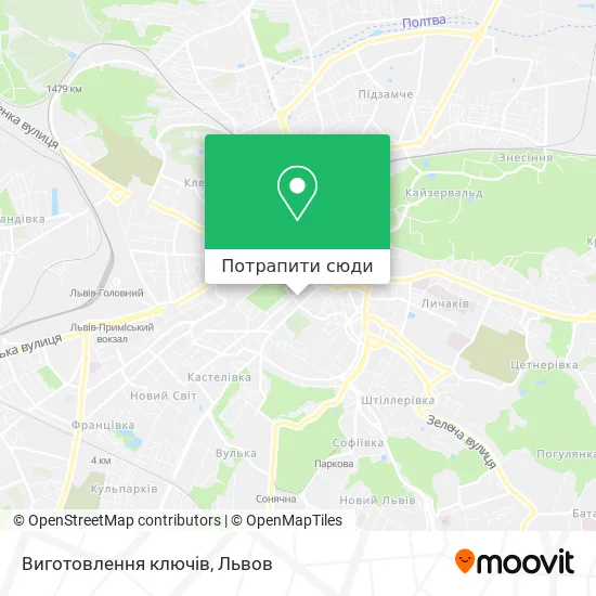 Карта Виготовлення ключів