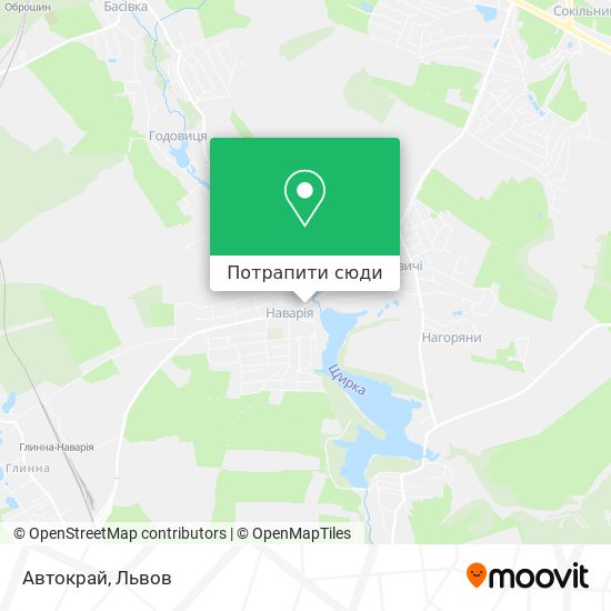 Карта Автокрай