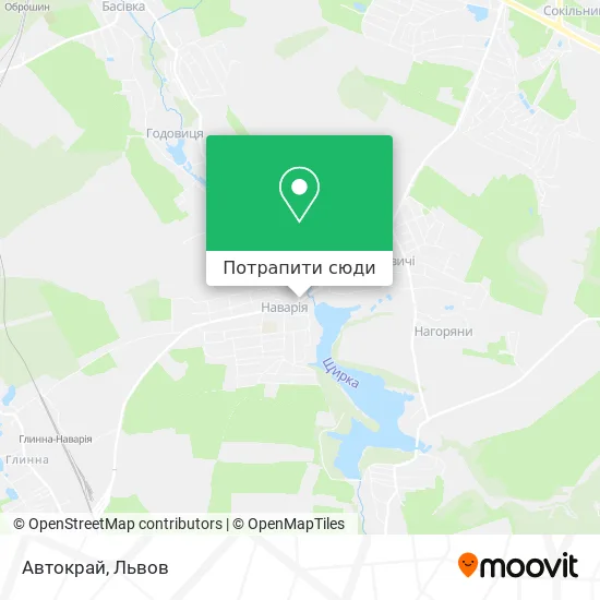 Карта Автокрай