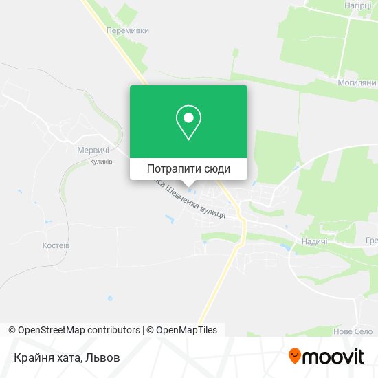 Карта Крайня хата
