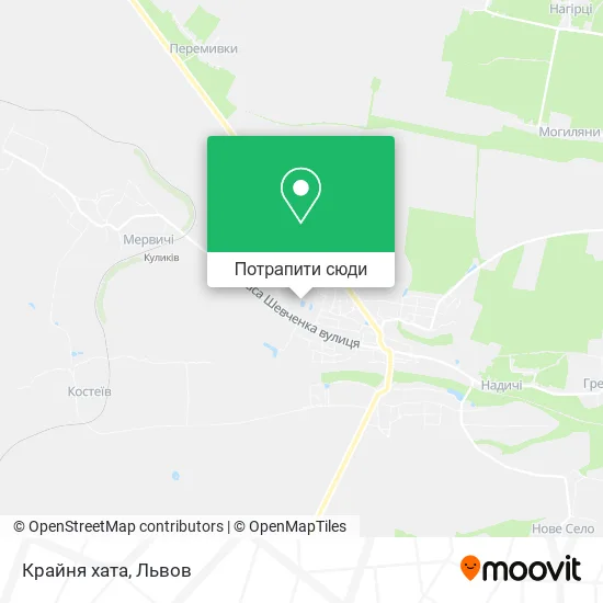 Карта Крайня хата
